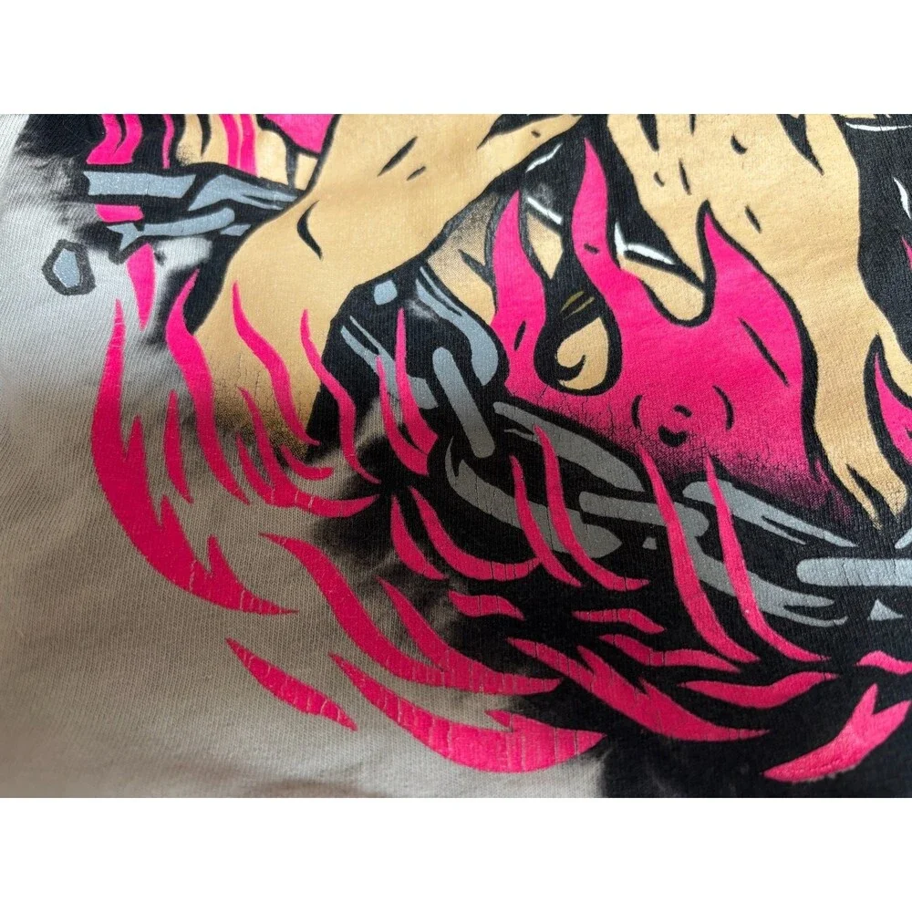 Broken Promises Black Graphic Tee Adult Size M EUC Anime Devil